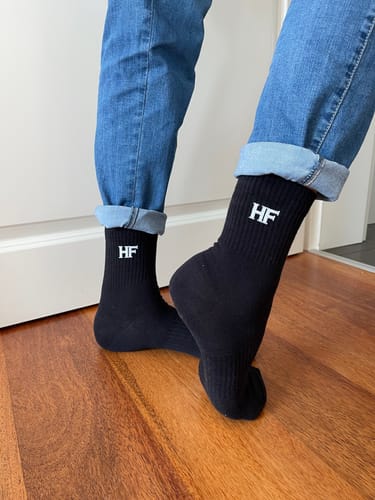 Customer photo review of Classic Comfort Socks