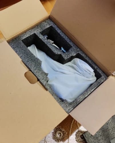 Customer photo review of The PrintPeak Handheld Inkjet Printer — for Multi-Surface Printing