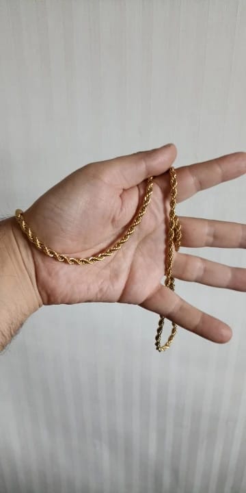 Customer photo review of Rope Chain (Gold) 5MM