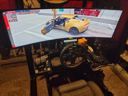 Customer photo review of Simulator Monitor Stand