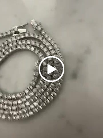 Customer video review of Moissanite Tennis Chain 14K Gold (ALL SIZES)