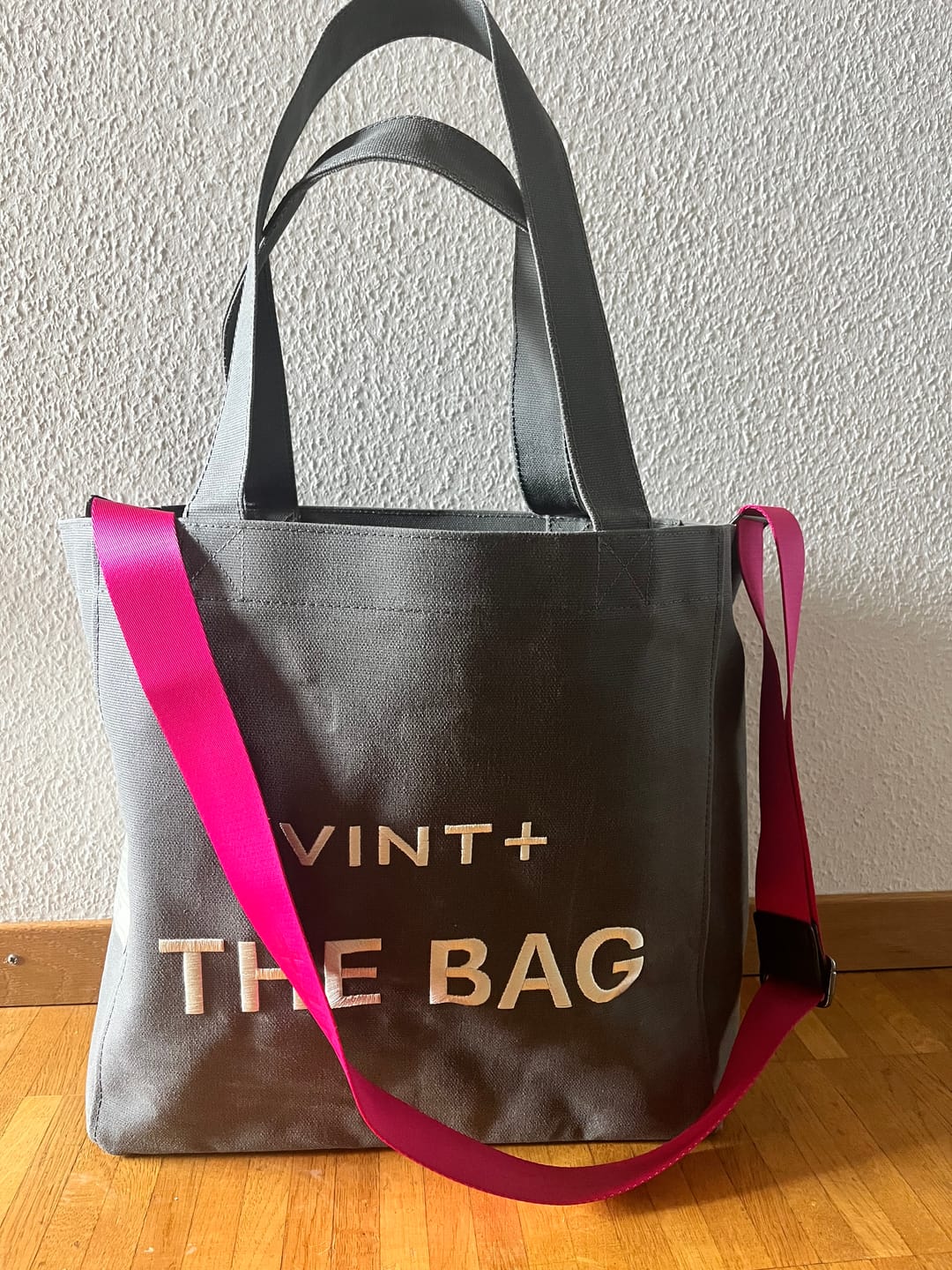 Customer photo review of CANVAS BAG - BIG - GRAU