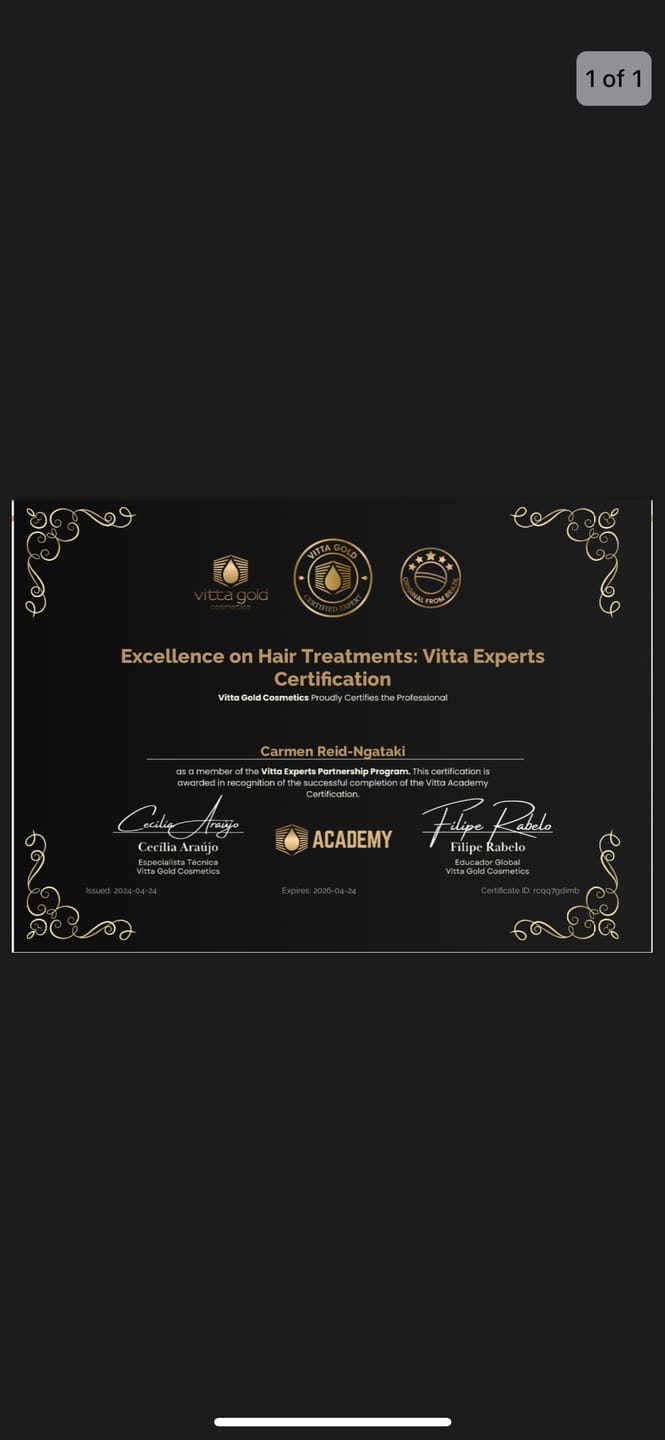 Customer photo review of Vitta Experts™ Hair Pro Program | Yearly Membership