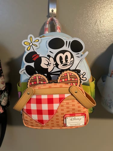 Customer photo review of Loungefly Disney Mickey and Friends Picnic Mini Backpack - Preorder