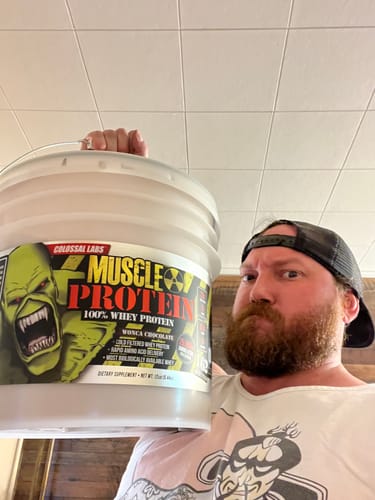 Tim O. review of 12 lbs Bucket - Colossal Labs™ Muscle Protein image 1 out of 1