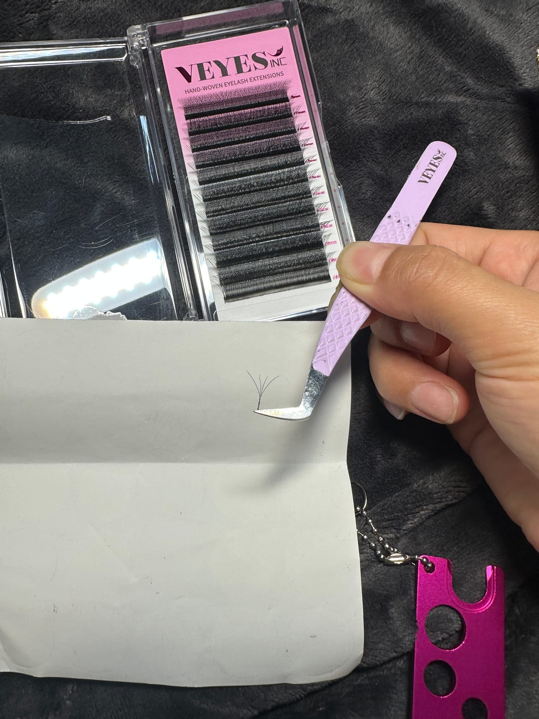 Customer photo review of 4D W Lash Extension