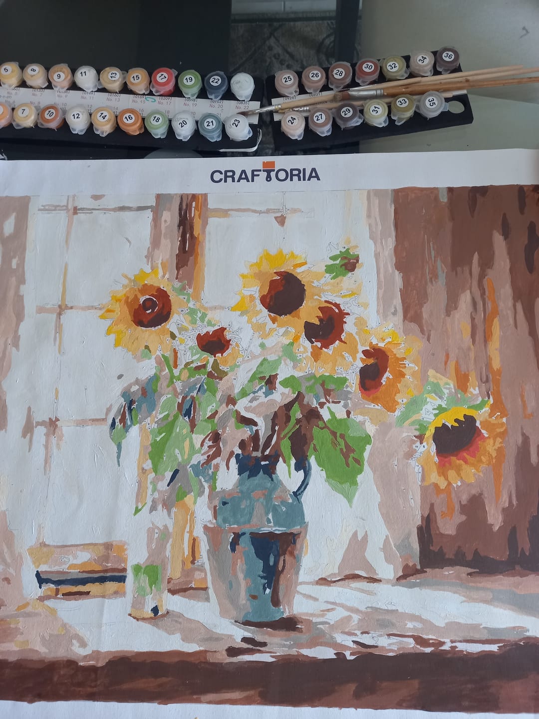 Customer photo review of Sunflowers Window Light