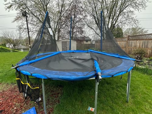 Customer photo review of 1500lbs Capacity 12FT Trampoline for Kids & Adults