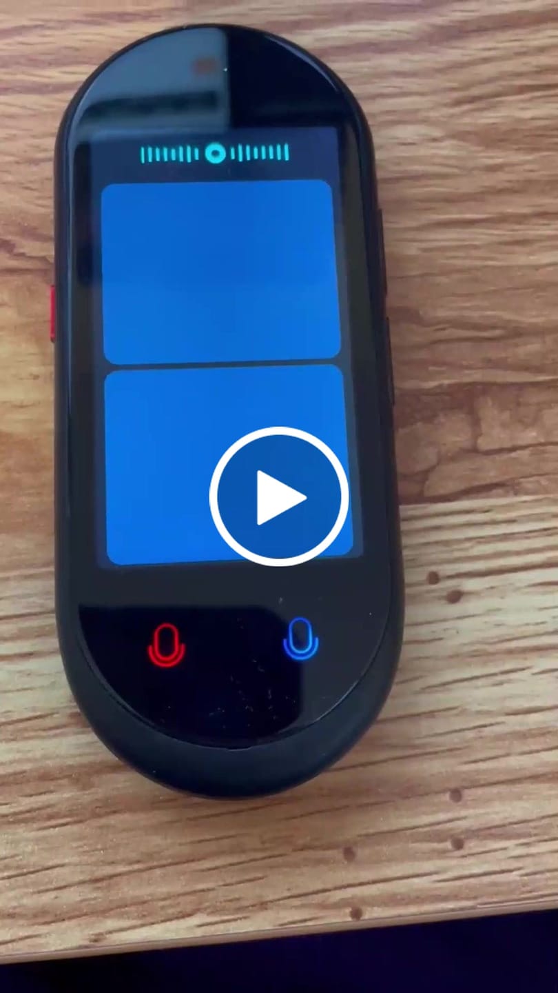 Customer video review of Vormor Z8 Language Translator Device 138 National Languages Intelligent Translator Real-time Voice, Recording, Text Translation Device