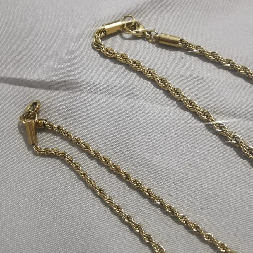 Customer photo review of Rope Chain (Gold) 5MM