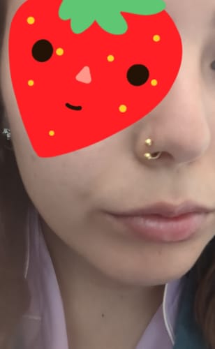 Customer photo review of Piercing Julia