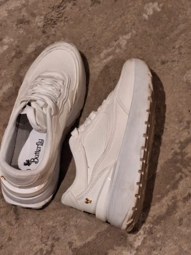 Customer photo review of Butterfly Feet Rio 2 Sneaker - White