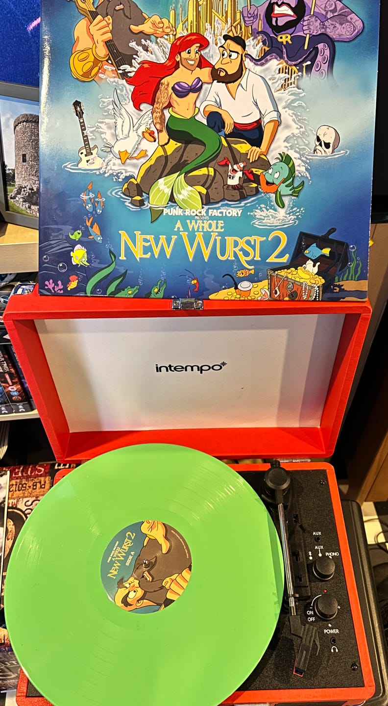Customer photo review of A Whole New Wurst 2 Vinyl