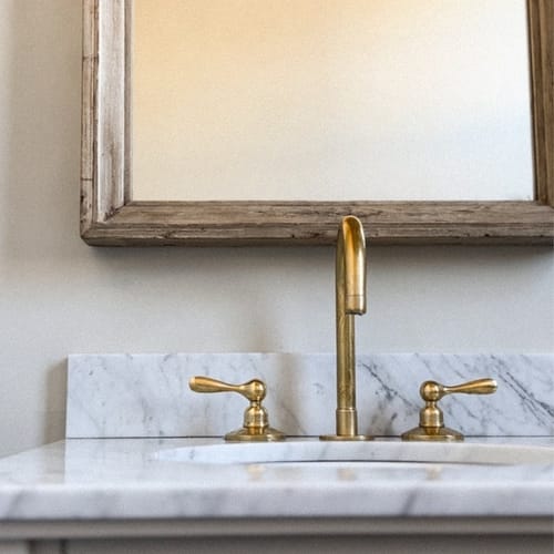 Customer photo review of TRIAZADESIGNS HANDCRAFTED BRASS FAUCET