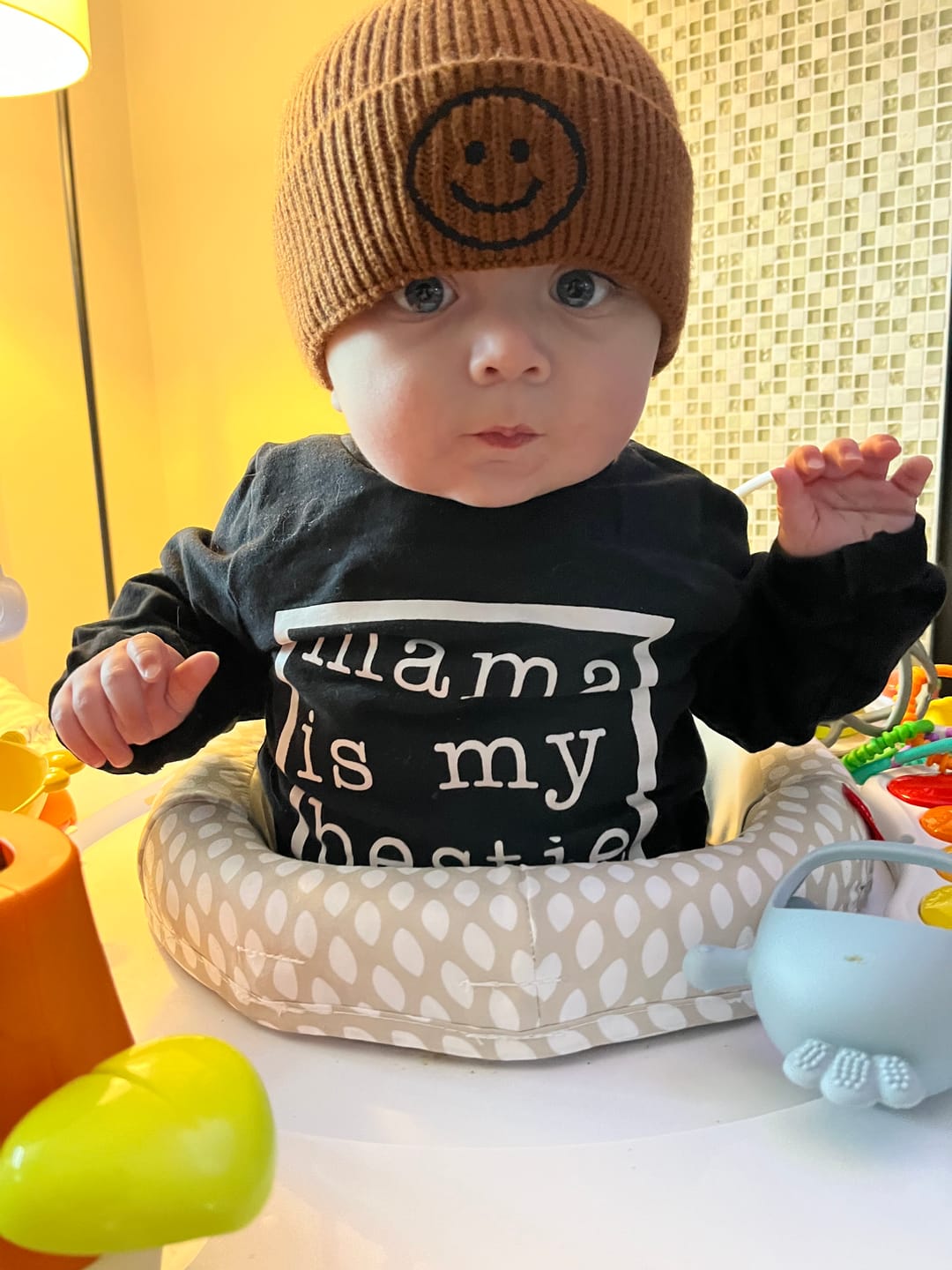 Customer photo review of Smiley Hat/Beanie
