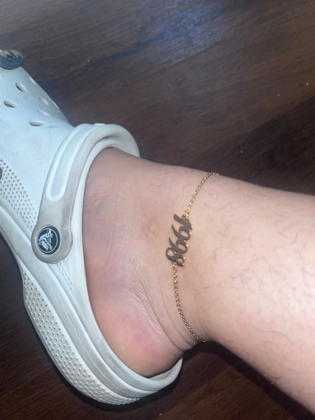 Customer photo review of Year Anklet
