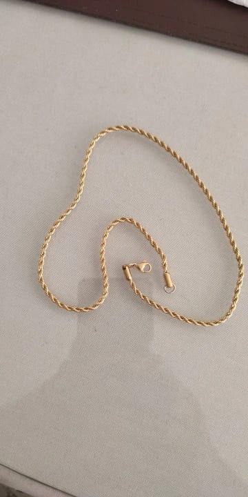 Customer photo review of Rope Chain (Gold) 3MM