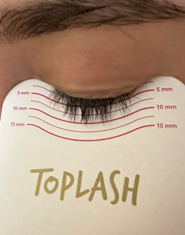 Customer photo review of Toplash eyelash and eyebrow growth serum — 3ml
