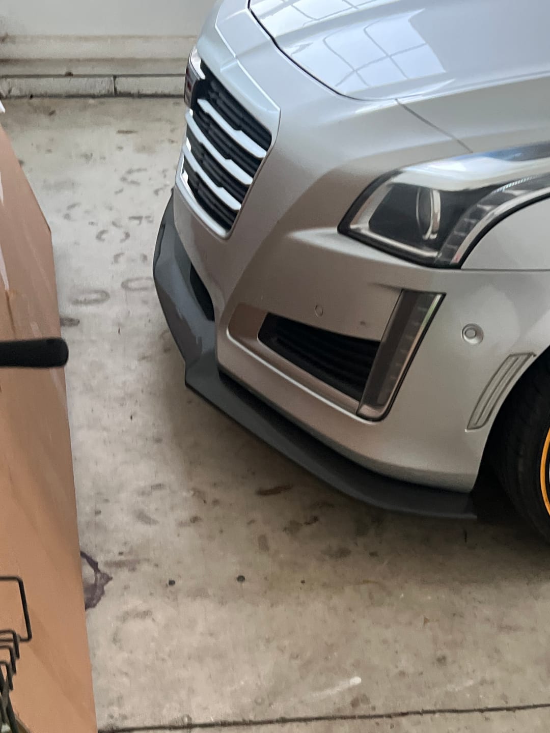 Customer photo review of 2014-19 Cadillac CTS Vsport Performance Front Splitter