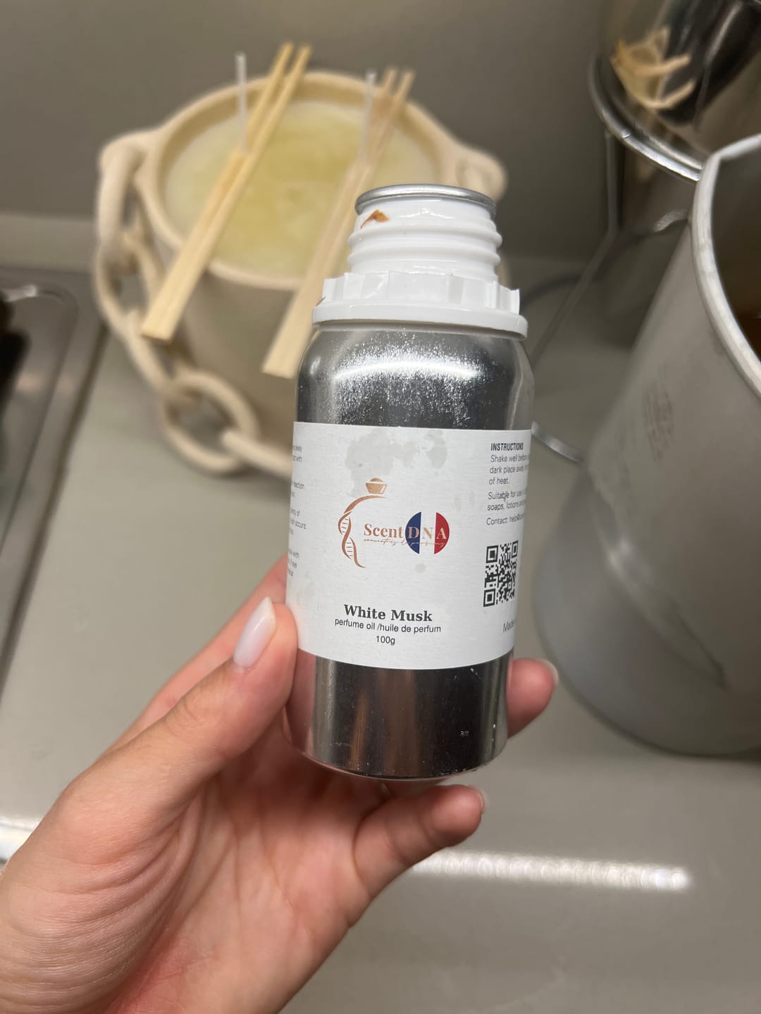 Customer photo review of White Musk Perfume Oil