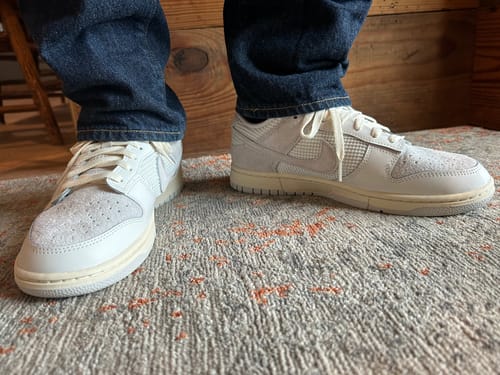Customer photo review of Nike Dunk Low "Phantom Light Bone" - Men's