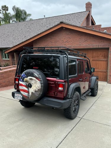 Customer photo review of American Flag With Bald Eagle