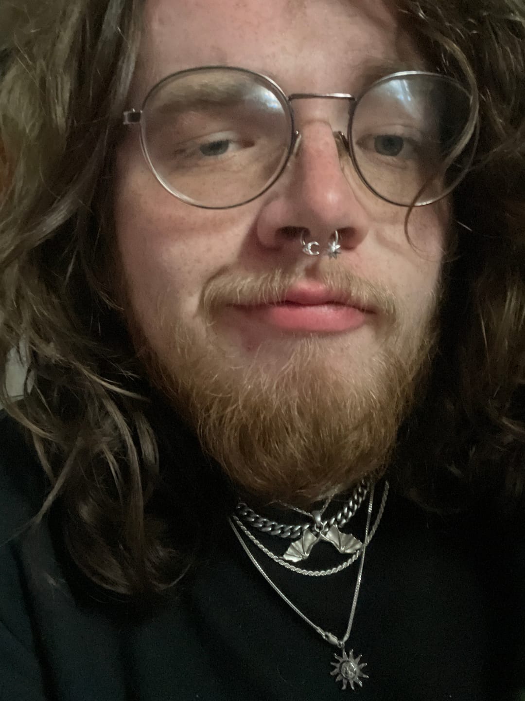 Customer photo review of SUNNY & LUNA REAL SEPTUM