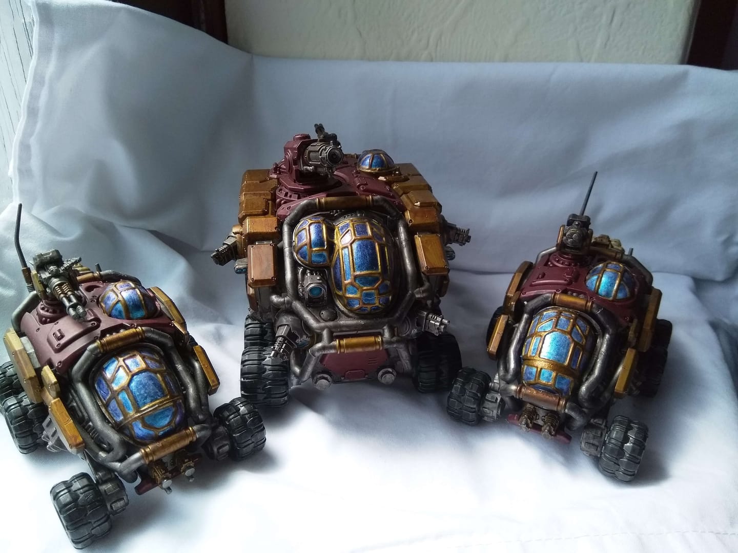 Customer photo review of Crystal Cavern Colorshift Acrylic Paint