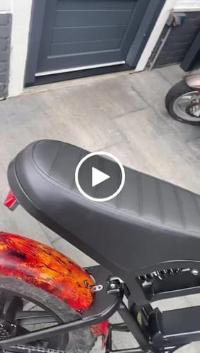 Customer video review of Fatbike zadel- ouxi Ribbel - OUXI V8 V20