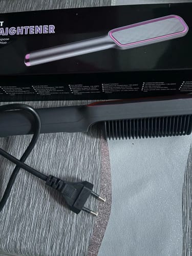 Customer photo review of (🔥CELEBRATING 500,000 CUSTOMERS WHILE SUPPLIES LAST NOW-49% OFF)  Marvulur Ceramic Shine Straightener Brush🔥