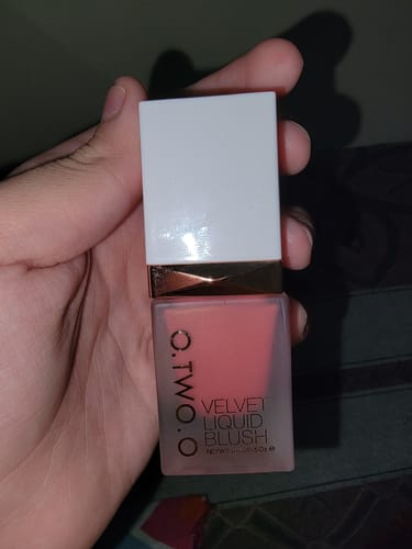 Customer photo review of O.TWO.O LIQUID BLUSH