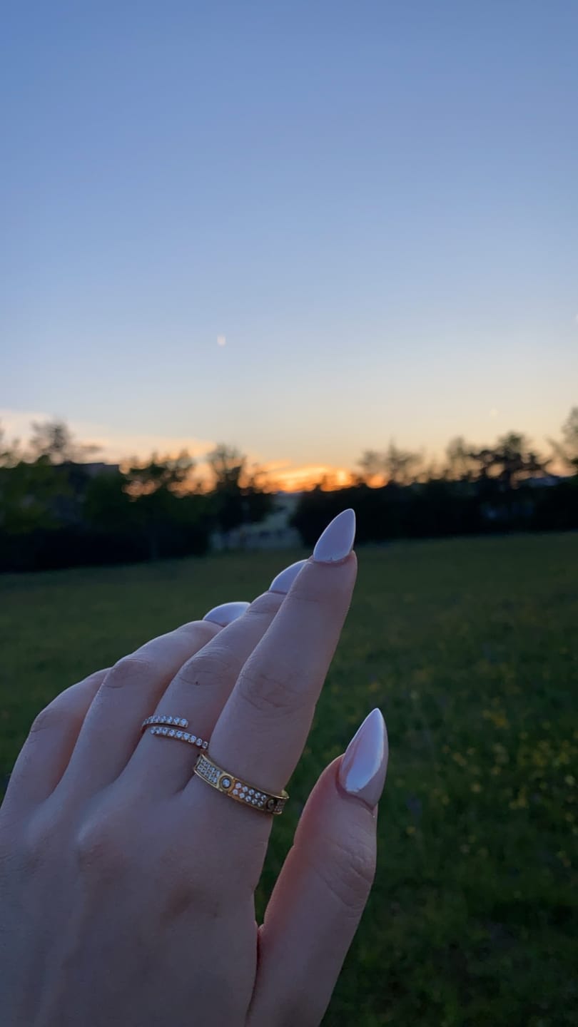 Customer photo review of Arena Ring | 18K vergoldet