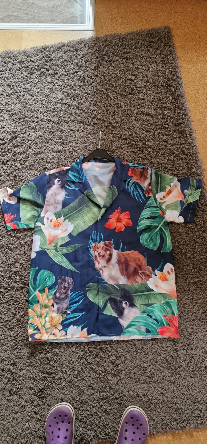 Customer photo review of Dein Foto - Individuelles Hawaiihemd