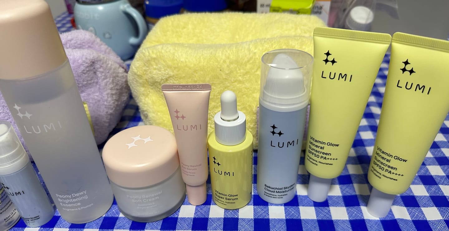 Customer photo review of Vitamin Glow Mineral Sunscreen