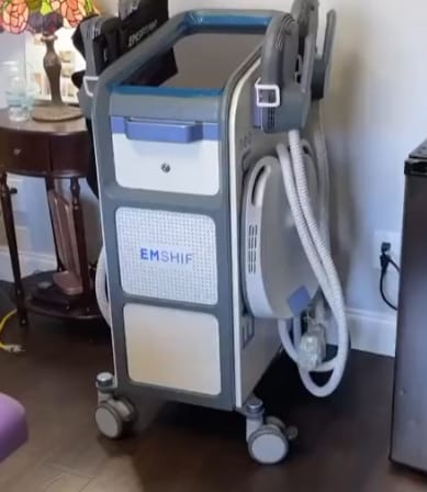 Customer photo review of EMSlim Neo Machine with RF Plus