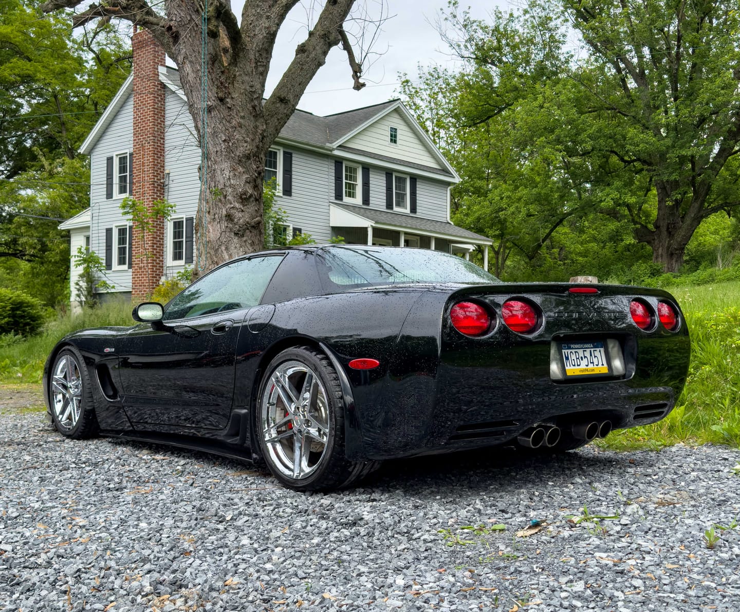 Customer photo review of Chevrolet Corvette C5 Extended Splash Guards