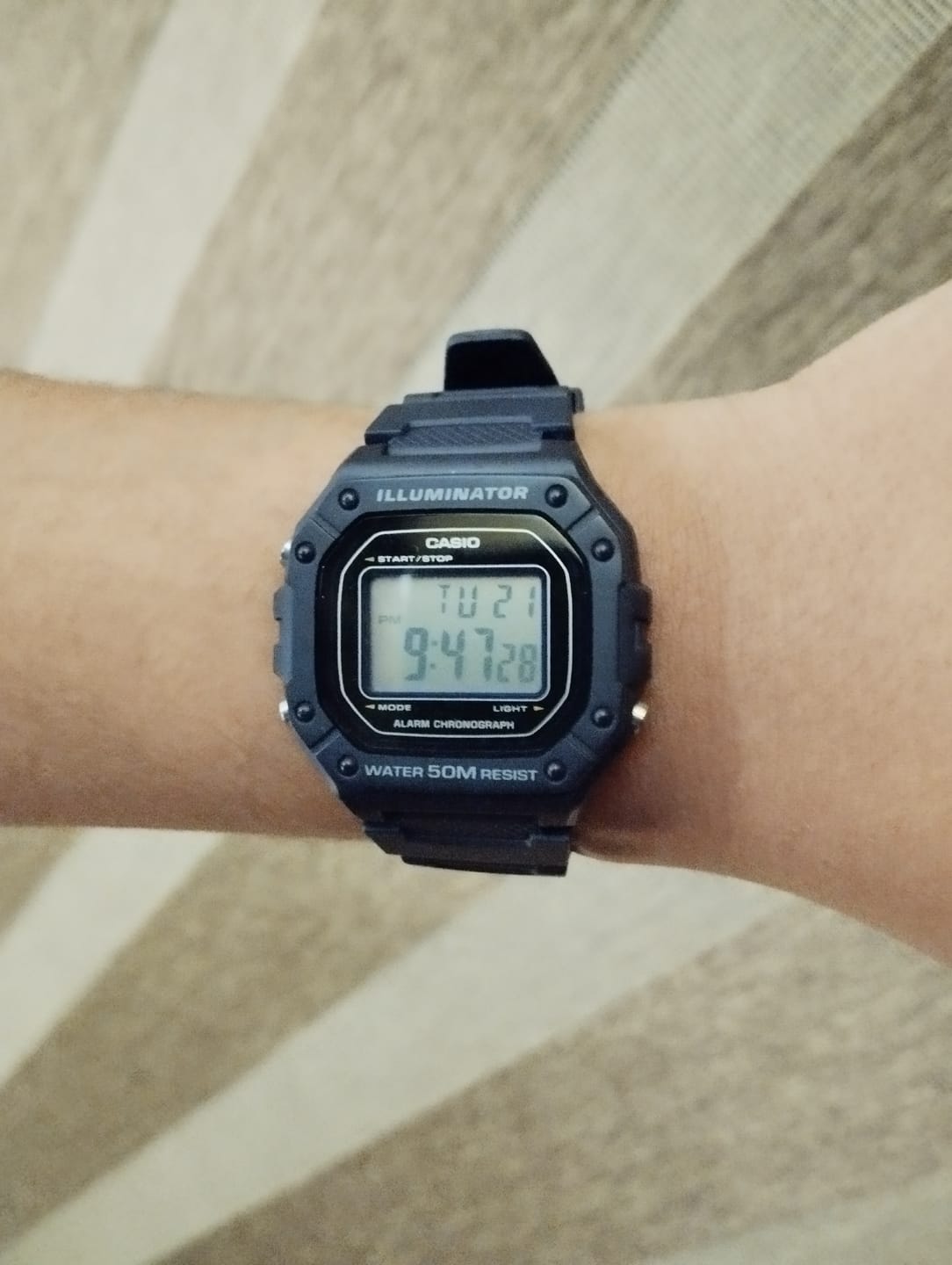 Customer photo review of Reloj Casio Vintage W-218H-2AVDF Azul