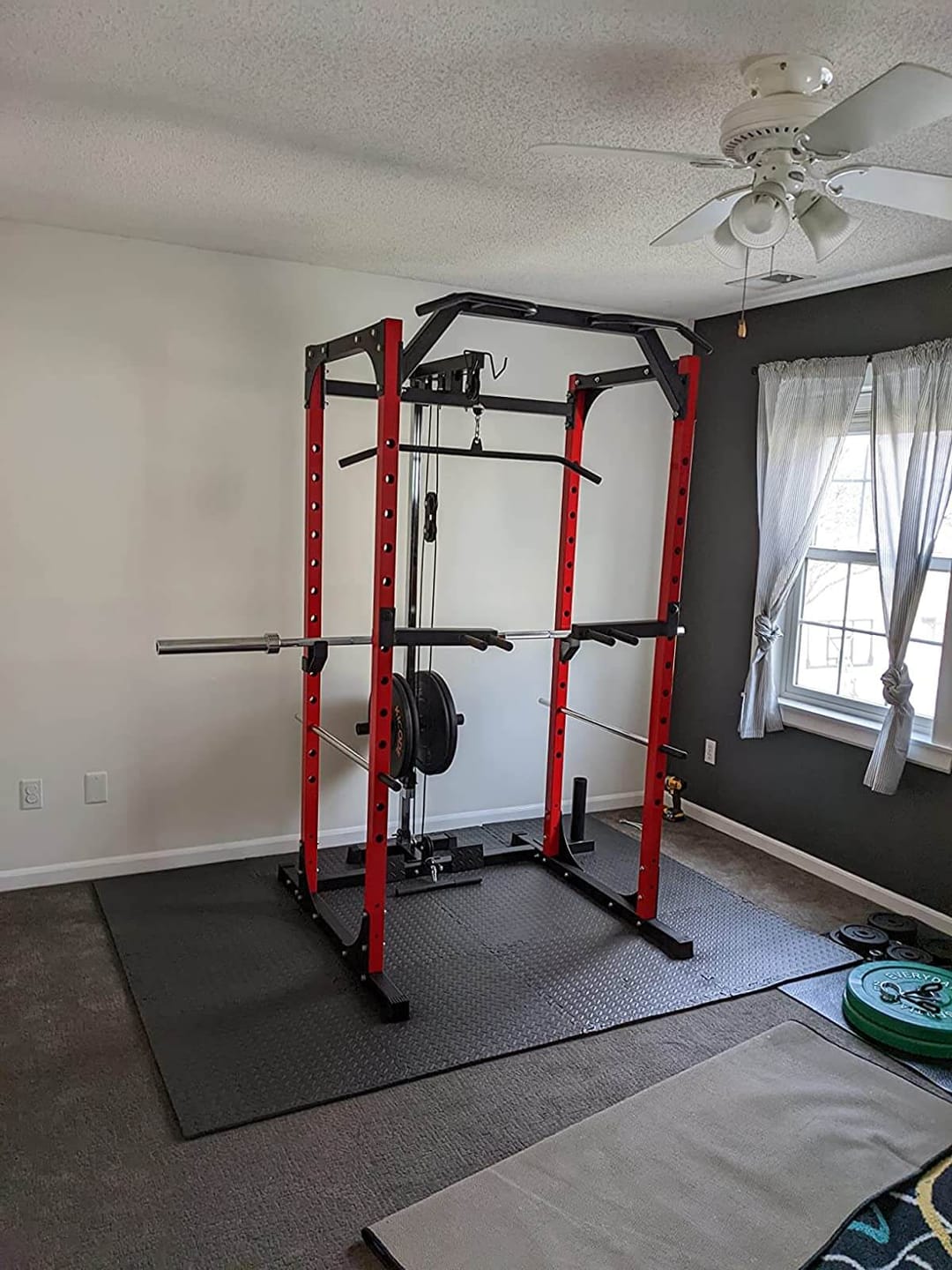 Customer photo review of F4 Power Rack with Lat Pull Down System