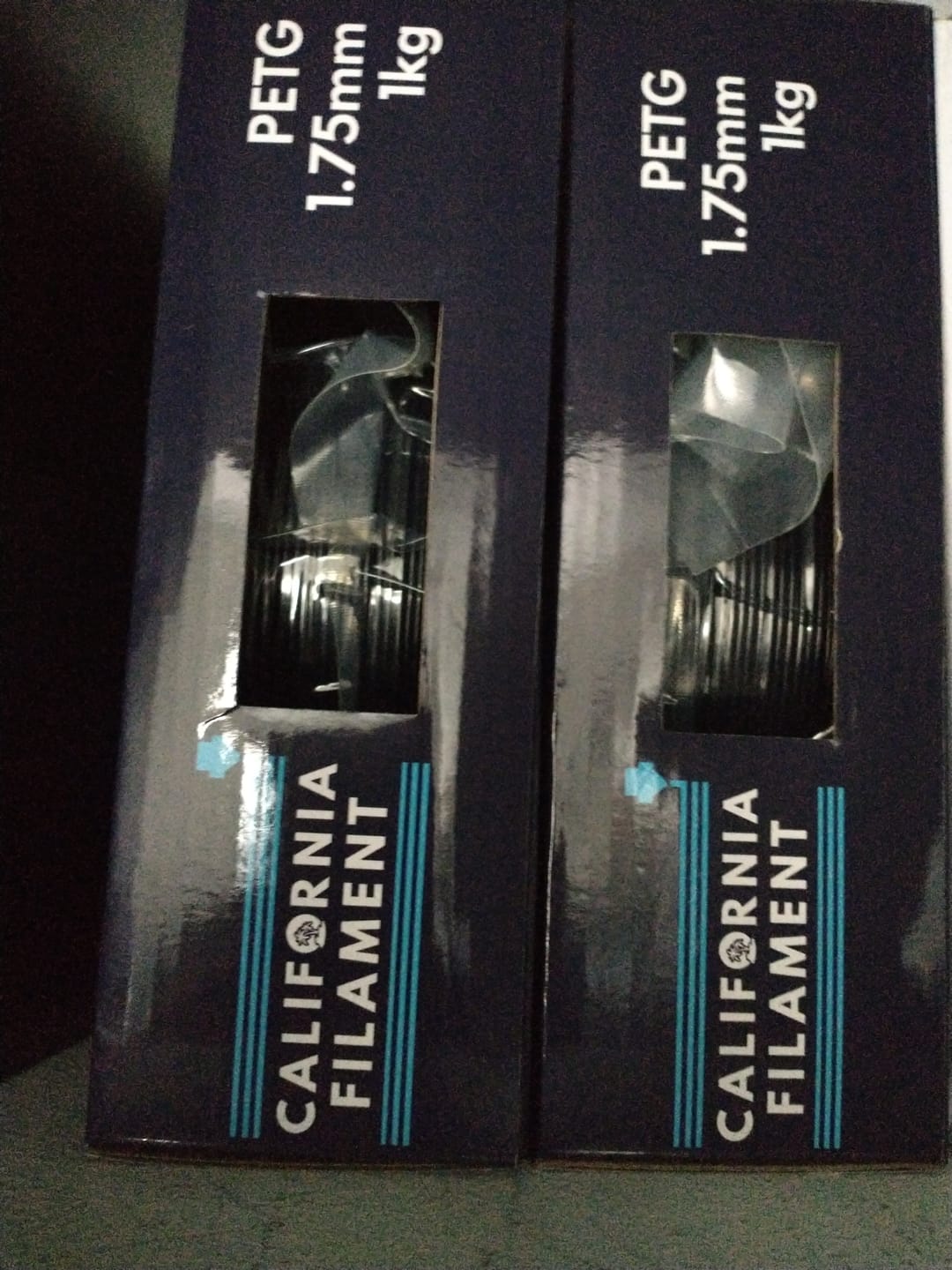 Customer photo review of Black PETG Filament 1.75mm 1kg