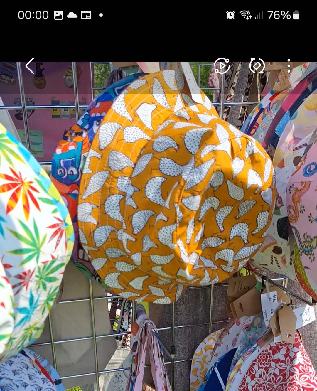Customer photo review of Hens Rose & Hubble Cotton Poplin Fabric