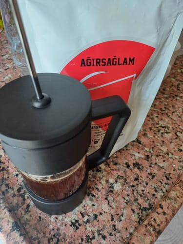 Customer photo review of Ağırsağlam French Press Seti