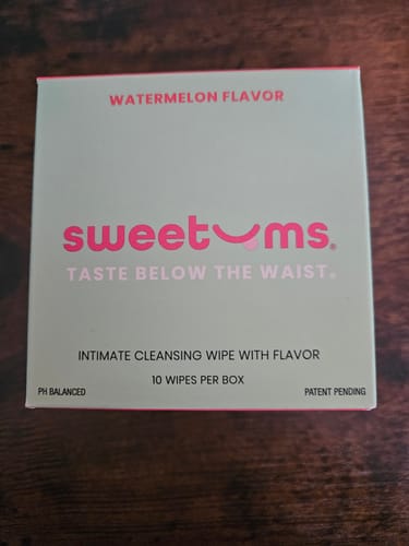 Customer photo review of Watermelon Flavored Wipes