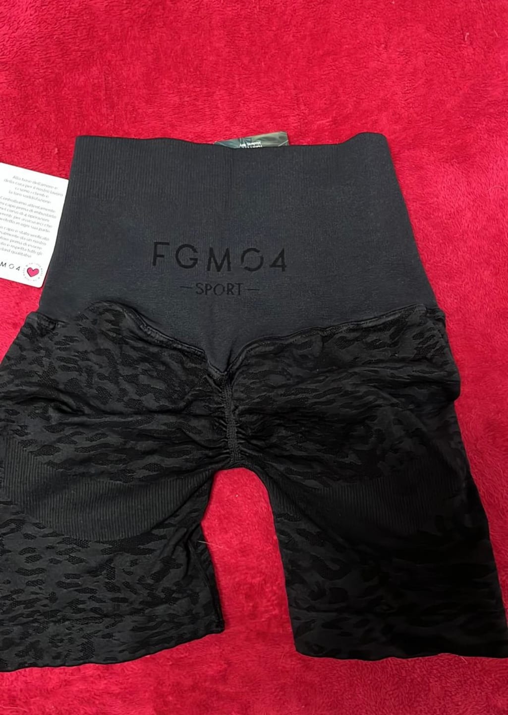 Customer photo review of Shorts Jungle Leopardo Nero
