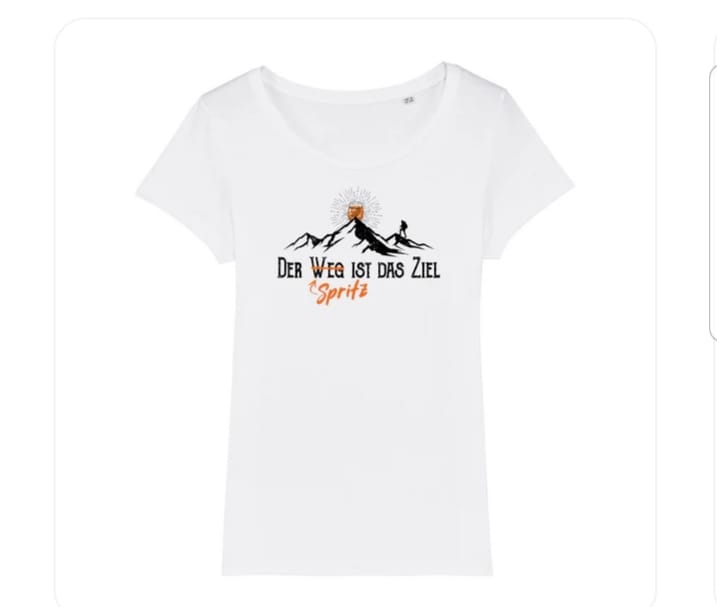 Customer photo review of Zielspritz Bio T-Shirt Frauen