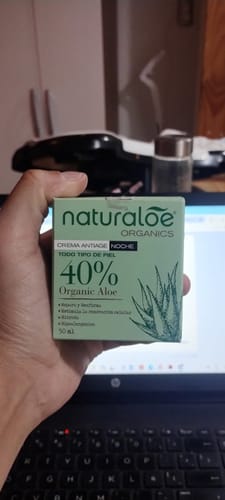 Customer photo review of Set Crema día antiage + Noche antiage + Gel Puro Aloe