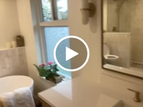 Customer video review of Bridgeport 60" White Oak Bathroom Vanity