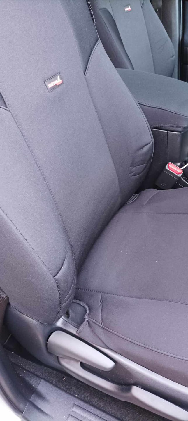 Customer photo review of Sharkskin PLUS Seat Covers- Suitable for Toyota Prado 150 Series (06.2021-2023)