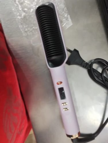 Customer photo review of (🔥CELEBRATING 500,000 CUSTOMERS WHILE SUPPLIES LAST NOW-49% OFF)  Marvulur Ceramic Shine Straightener Brush🔥