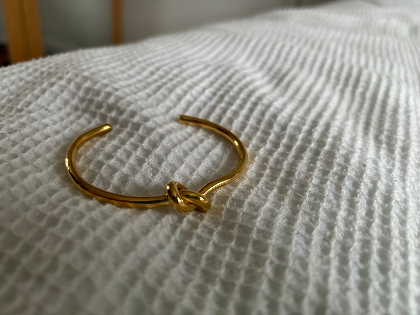 Customer photo review of Knotted Bangle