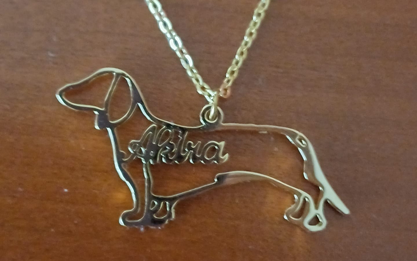 Customer photo review of Hundesilhouette - Individuelle Halskette
